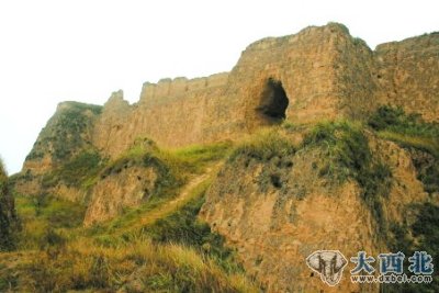 ▲清朝时期的什川高庙山堡