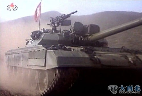 资料图：朝鲜暴风虎主战坦克