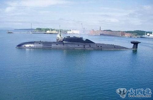 资料图：印度向俄罗斯所租借的猎豹号核潜艇。