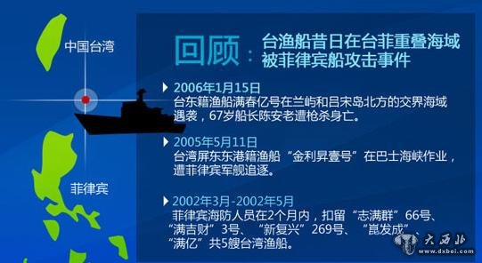 回顾：台渔船昔日在重叠海域遭菲律宾船只攻击事件