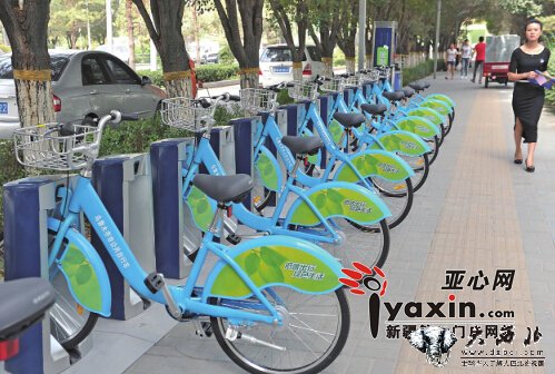 公共自行车在乌鲁木齐试岗 600辆车开发区率先试运行