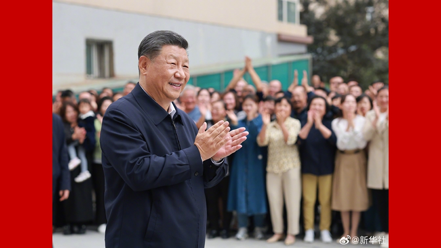 习近平在甘肃兰州市考